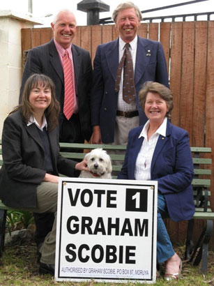 Scobie Team - Graham Scobie, Michael Gold, Michelle Roberts, Jenny Butt